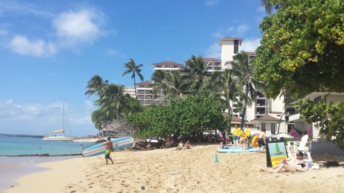 Meu primeiro encontro com a praia de Waikiki